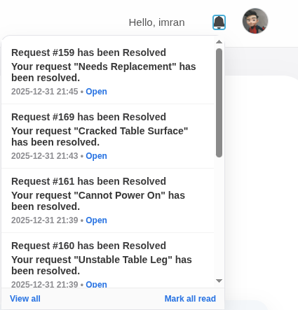 Notification Bar Screenshot